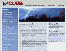 Tablet Screenshot of e-club.org