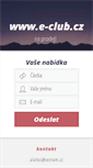 Mobile Screenshot of e-club.cz